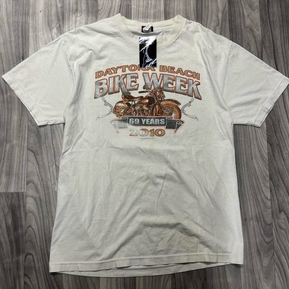 Daytona Beach Bike Week 2010 White T-Shirt